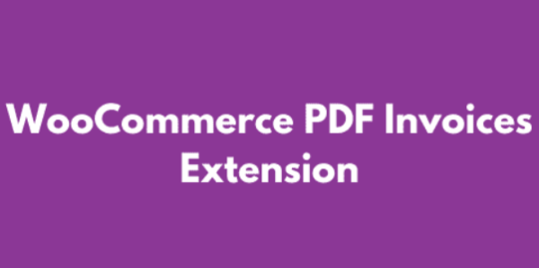 WooCommerce PDF Invoices Extension GPL