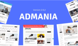 Admania - Adsense WordPress Theme With Gutenberg Compatibility