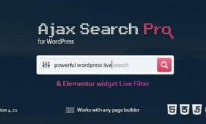 Ajax Search Pro GPL - Live WordPress Search & Filter Plugin