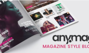 Anymag Theme GPL – Magazine Style WordPress Blog