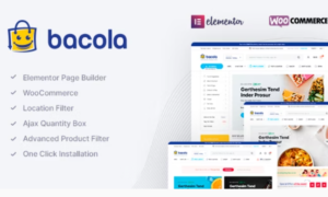 Bacola - Grocery Store and Food eCommerce Theme