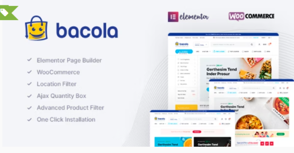 Bacola - Grocery Store and Food eCommerce Theme