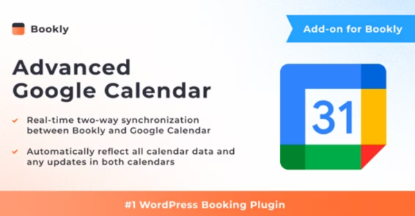 Bookly Advanced Google Calendar Addon GPL