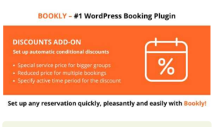 Bookly Discounts Addon GPL