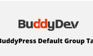 BuddyPress Default Group Tab GPL