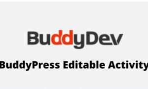 BuddyPress Editable Activity GPL