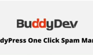 BuddyPress One Click Spam Marker GPL