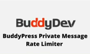 BuddyPress Private Message Rate Limiter GPL