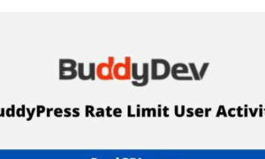 BuddyPress Rate Limit User Activity GPL