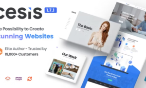 Cesis Theme GPL – Responsive Multi-Purpose WordPress Theme