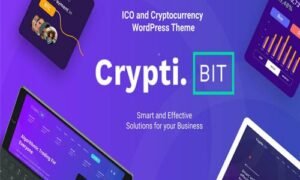 CryptiBIT Theme GPL– Technology, Cryptocurrency, ICO/IEO Landing Page WP Theme