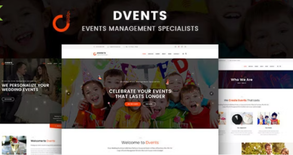 Dvents - Events Management Companies and Agencies WordPress Theme