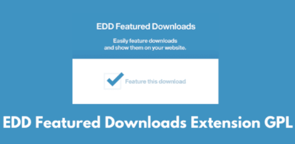 EDD Featured Downloads Extension GPL