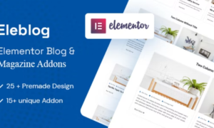 Eleblog GPL Elementor Magazine and Blog Addons