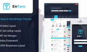 Entaro Theme GPL – Job Portal WordPress Websites