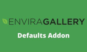 Envira Gallery Defaults Addon GPL