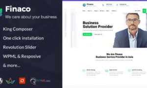 Finaco Theme GPL – Consulting & Business WordPress Theme