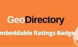 GeoDirectory Embeddable Ratings Badge Addon GPL