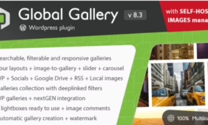 Global Gallery GPL  – WordPress Responsive Gallery