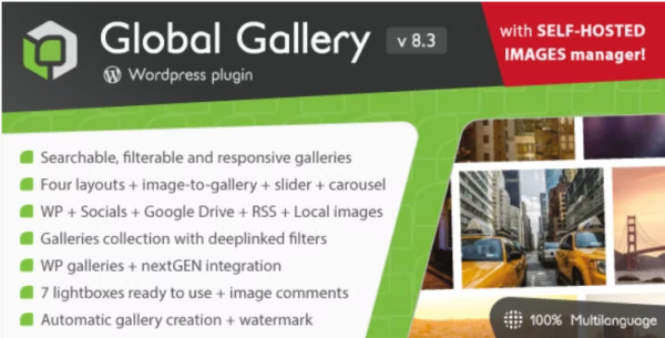 Global Gallery GPL  – WordPress Responsive Gallery