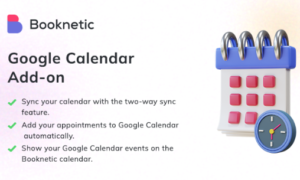 Google Calendar integration for Booknetic