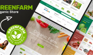 Greenfarm Theme GPL – Organic WooCommerce WordPress Website