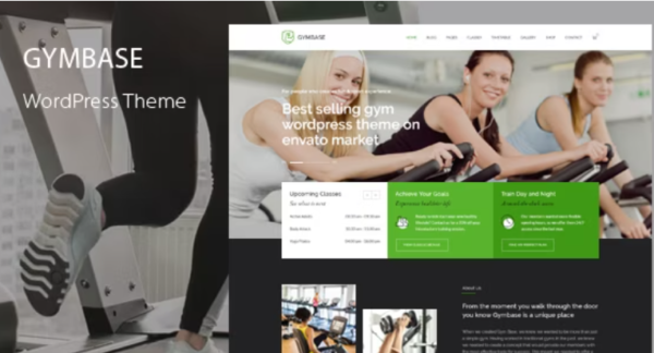 GymBase Theme GPL – Responsive Gym Fitness WordPress Theme