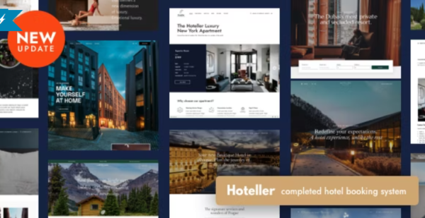 Hoteller Hotel Booking Theme GPL