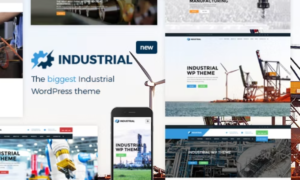 Industrial Theme GPL – Factory Business WordPress Websites