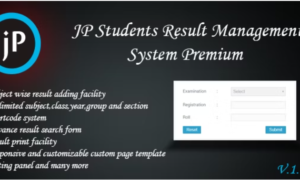 JP Students Result Management System GPL