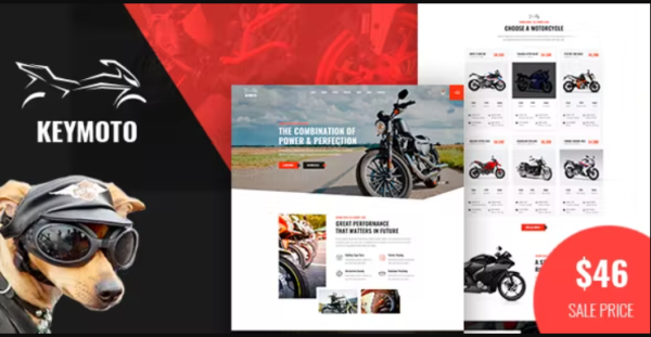 Keymoto Motorcycle Club WordPress Theme GPL