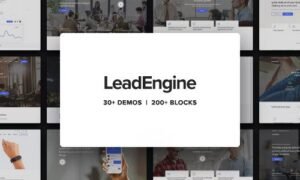 LeadEngine Theme GPL – Multi-Purpose WP Theme with Page Builder