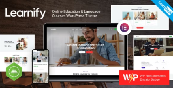 Learnify - Online Education Courses WordPress Theme