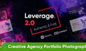 Leverage Theme GPL – Creative Agency & Portfolio WP Websites