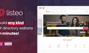 Listeo Theme GPL – Directory & Listings With Booking – WordPress Theme