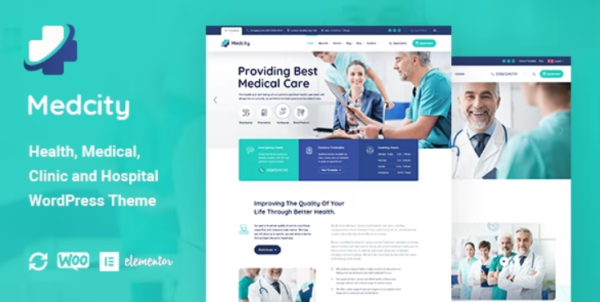 Medcity Theme GPL  – Health & Medical WordPress Theme