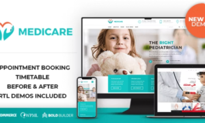 Medicare Theme GPL – Doctor Medical and Healthcare Websites