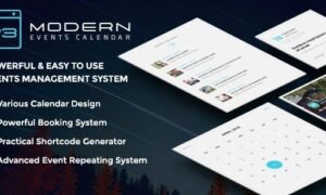 Modern Events Calendar GPL