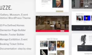 Muzze - Museum Art Gallery Exhibition WordPress Theme