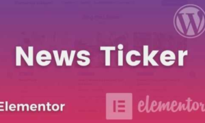 News Ticker For Elementor GPL