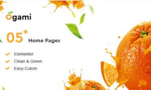 Ogami Theme GPL – Organic Store WordPress Theme