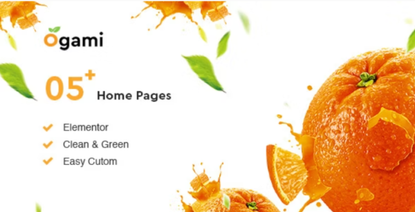 Ogami Theme GPL – Organic Store WordPress Theme