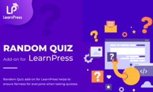 LearnPress Random Quiz Add-On GPL