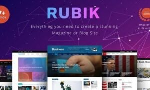 Rubik Theme GPL – A Perfect Theme for Blog Magazine Website