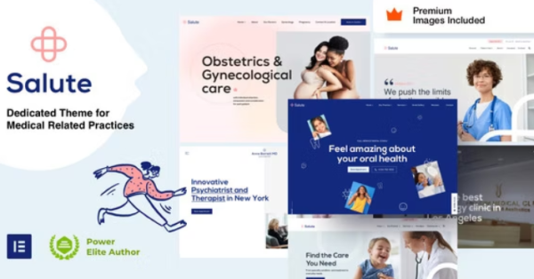 Salute Theme GPL – Medical Theme For WordPress