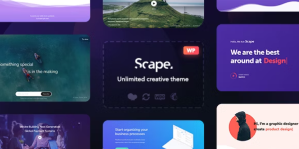 Scape Theme GPL – Multipurpose WordPress Websites