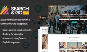 Search & Go Theme GPL