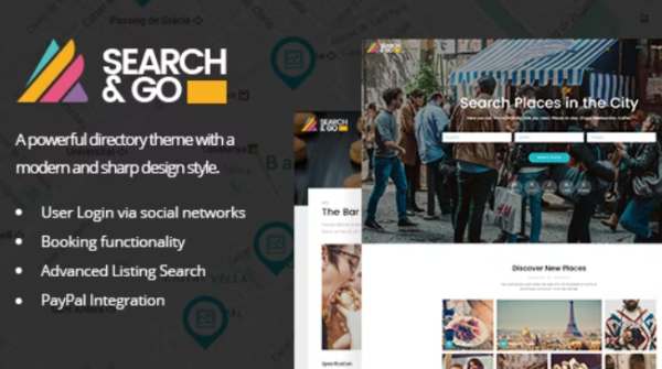 Search & Go Theme GPL