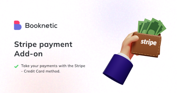 Stripe Payment Gateway for Booknetic GPL