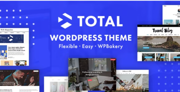 Total Theme GPL is a modern and responsive WordPress theme